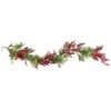 Northlight 5' X 8" Frosted Red Berry And Pine Artificial Christmas Garland, Unlit -Christmas Decor Sale northlight yk93237 1 30511.1652546981