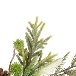 Northlight Artificial Christmas Garland With Frosted Foliage And Pinecones - 5' X 8" - Unlit -Christmas Decor Sale northlight yk93240 2 87758.1661796847
