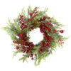 Northlight Frosted Berry And Crabapple Artificial Cedar And Pine Christmas Wreath - 24" - Unlit -Christmas Decor Sale northlight yk95972 01 60463.1709061159