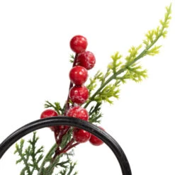 Northlight Apples And Berries Christmas Pillar Candle Holder - 10" - Green And Red -Christmas Decor Sale northlight yk95974 04 05175.1722387418