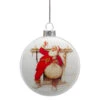 Northlight 3" Norman Rockwell 'Filling The Stockings' Glass Christmas Disc Ornament -Christmas Decor Sale northlight yl93416 48280.1637849299