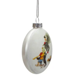 Northlight 3" Norman Rockwell 'Bringing Home The Tree' Glass Christmas Disc Ornament 9 Northlight 3" Norman Rockwell 'Bringing Home The Tree' Glass Christmas Disc Ornament -Christmas Decor Sale northlight yl93417 2 05998.1665260258