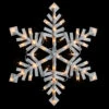 Northlight 15.5" White Lighted Snowflake Christmas Outdoor Window Silhouette -Christmas Decor Sale northlight ys27519 04 12142.1698958396