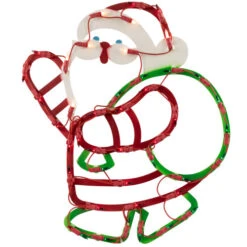 Northlight 17.5" Lighted Santa Claus With Gift Sack Outdoor Christmas Window Silhouette 9 Northlight 17.5" Lighted Santa Claus With Gift Sack Outdoor Christmas Window Silhouette -Christmas Decor Sale northlight ys27538 01 41263.1698958406