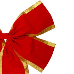 Northlight Velveteen 4-Loop Christmas Bow Decoration - 24" X 38" - Red And Gold 7 Northlight Velveteen 4-Loop Christmas Bow Decoration - 24" X 38" - Red And Gold -Christmas Decor Sale northlight ys28018 1 15102.1664467288