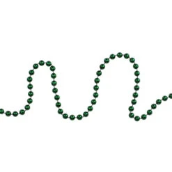 Northlight 15' Shiny Metallic Green Beaded Christmas Garland - Unlit -Christmas Decor Sale northlight ys28275 1 91183.1686057294