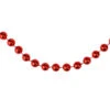 Northlight 33' Shiny Red Round Beaded Christmas Garland