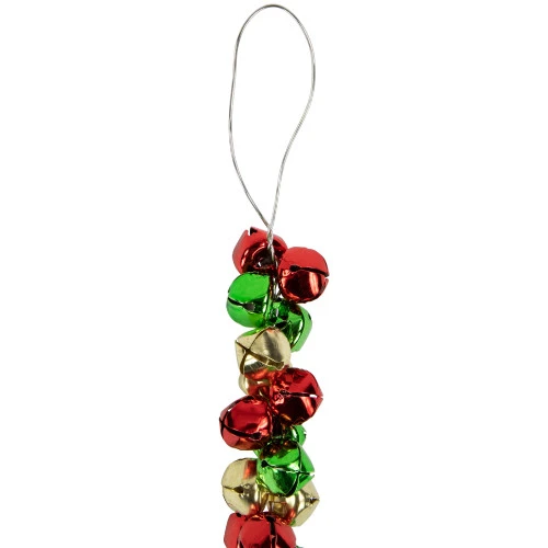 Northlight 5' Green, Gold And Red Jingle Bell Christmas Garland, Unlit 10 Northlight 5' Green, Gold And Red Jingle Bell Christmas Garland, Unlit - Image 8