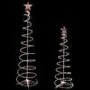 Northlight Set Of 2 Lighted Multi-Color Outdoor Spiral Christmas Cone Trees 4', 6' -Christmas Decor Sale northlight ys90355 onblack 01 40893.1711136736