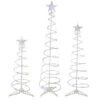 Northlight Set Of 3 LED Lighted Multi-Color Outdoor Spiral Christmas Cone Trees 3', 4', And 6' -Christmas Decor Sale northlight ys92338 1 79602.1664725166
