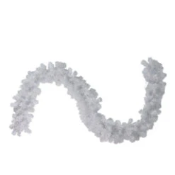 Northlight Crystal Spruce Artificial Christmas Garland - 9' X 12" - White - Unlit