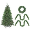 Northlight Pre-Lit Battery Operated Artificial Winter Spruce Set - 4-Piece - 6.5' - Clear Lights -Christmas Decor Sale northlight z16018 mainupdated 10821.1670490066