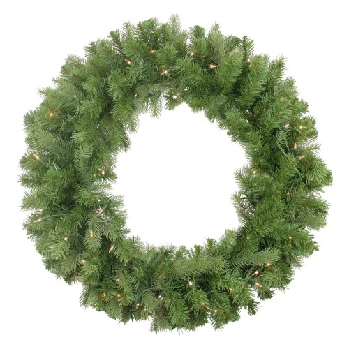 Northlight Real Touch™? Pre-Lit Noble Fir Artificial Christmas Wreath - 30" - Clear Lights 3 Northlight Real Touch™? Pre-Lit Noble Fir Artificial Christmas Wreath - 30" - Clear Lights