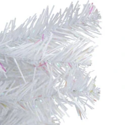 Northlight 18" White Iridescent Spruce Artificial Christmas Tree - Unlit -Christmas Decor Sale northlight z86576 05 28460.1691074599