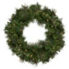 Northlight Mixed Beaver Pine Artificial Christmas Wreath, 24-Inch, Clear Lights -Christmas Decor Sale northlight z92834 1 72209.1656092371