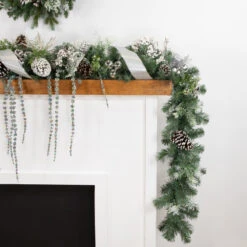 Northlight 9' X 12" Colorado Blue Spruce Artificial Christmas Garland, Unlit -Christmas Decor Sale northlight z94014 styled3 04057.1689259199