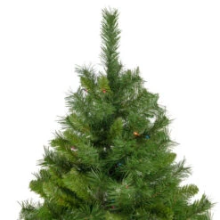 Northlight 7.5' Pre-Lit Chatham Pine Artificial Christmas Tree, Multi-Color Lights -Christmas Decor Sale northlight z94024 1 93277.1653151917