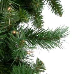 Northlight Pre-lit Chatham Pine Artificial Christmas Wreath, 24-Inch, Clear Lights -Christmas Decor Sale northlight z94030 3 updated2022 68598.1666337536