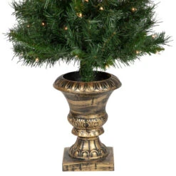 Northlight Pre-Lit Battery Operated Norwich Pine Artificial Christmas Entryway Set - 5-Piece - Clear Lights -Christmas Decor Sale northlight z94033 2 69659.1664898916