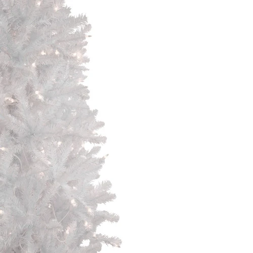 Northlight 7.5' Pre-Lit Rapids White Pine Pencil Artificial Christmas Tree, Clear Lights 5 Northlight 7.5' Pre-Lit Rapids White Pine Pencil Artificial Christmas Tree, Clear Lights - Image 3