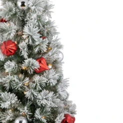 Northlight 4’ Pre-Lit Potted Snowy Bristle Pine Flocked Artificial Christmas Tree, Clear Lights 10 Northlight 4’ Pre-Lit Potted Snowy Bristle Pine Flocked Artificial Christmas Tree, Clear Lights -Christmas Decor Sale northlight z95345 0220use20for20z95346 11663.1694792773