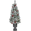 Northlight Pre-Lit Potted Snowy Bristle Pine Artificial Christmas Tree Clear Lights - 5' 1 Northlight Pre-Lit Potted Snowy Bristle Pine Artificial Christmas Tree Clear Lights - 5' -Christmas Decor Sale northlight z95346 01 83268.1694793082
