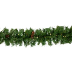 Northlight Pre-Lit Dakota Red Pine Artificial Christmas Garland - 9' X 12" - Clear AlwaysLit Lights -Christmas Decor Sale northlight z993892c20z99381 02 42943.1698958393
