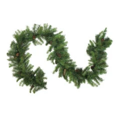 Northlight Dakota Red Pine Cones Artificial Christmas Garland - 9' X 16" - Unlit -Christmas Decor Sale northlight z99395 2 73104.1664380273