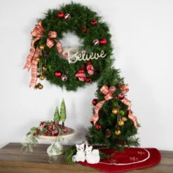Northlight Dakota Red Pine Artificial Christmas Wreath With Pine Cones - 24" - Unlit 9 Northlight Dakota Red Pine Artificial Christmas Wreath With Pine Cones - 24" - Unlit -Christmas Decor Sale northlight z994192c20z99925 styled 48641.1691160923