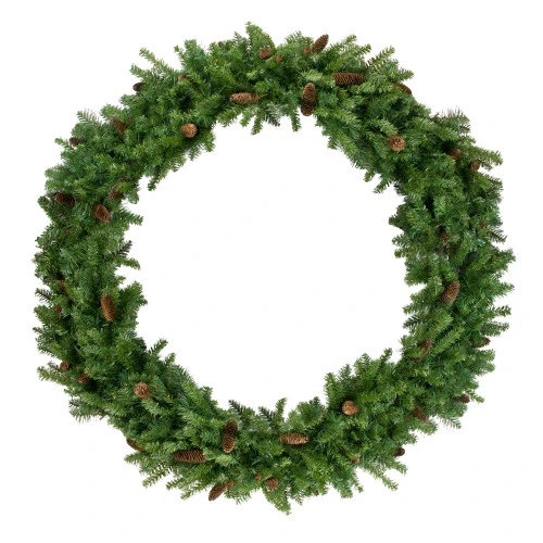 Northlight Dakota Red Pine Commercial Artificial Christmas Wreath - 5' - Unlit 3 Northlight Dakota Red Pine Commercial Artificial Christmas Wreath - 5' - Unlit