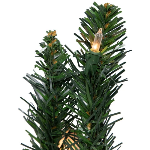 Northlight 3' Pre-Lit Buffalo Fir Artificial Christmas Wall Or Door Tree, Clear AlwaysLit Lights 8 Northlight 3' Pre-Lit Buffalo Fir Artificial Christmas Wall Or Door Tree, Clear AlwaysLit Lights - Image 6
