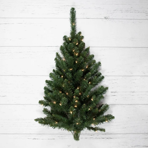 Northlight 3' Pre-Lit Buffalo Fir Artificial Christmas Wall Or Door Tree, Clear AlwaysLit Lights 6 Northlight 3' Pre-Lit Buffalo Fir Artificial Christmas Wall Or Door Tree, Clear AlwaysLit Lights - Image 4