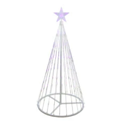 Northlight LED Lighted Show Cone Christmas Tree With Star Outdoor Decoration - 4' - Purple 6 Northlight LED Lighted Show Cone Christmas Tree With Star Outdoor Decoration - 4' - Purple -Christmas Decor Sale northlight zg15643 06059.1666042532
