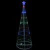 Northlight LED Lighted Show Cone Christmas Tree Outdoor Decoration - 9' - Multicolor Lights