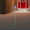 Northlight LED Lighted Twinkling Show Cone Outdoor Christmas Tree - 5' - Red And Green -Christmas Decor Sale northlight zg15657 styled 01 38216.1715633133