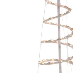 Northlight Spiral Cone Tree Lighted Outdoor Christmas Decoration - 6' - Clear Lights -Christmas Decor Sale northlight zg15665 3 46040.1666042533