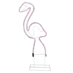 Northlight LED Rope Lighted Flamingo Silhouette Outdoor Summer Decoration - 24" - Pink Lights -Christmas Decor Sale northlight zg15667 1 22357.1588415632