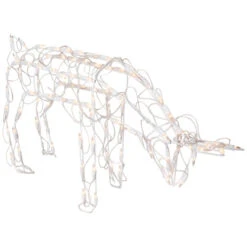 Northlight Lighted Feeding Reindeer Outdoor Christmas Decoration - 25" - Clear Lights -Christmas Decor Sale northlight zg15680 003 22180.1705083233