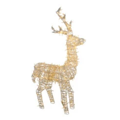 Northlight LED Lighted Upright Standing Reindeer Outdoor Christmas Decoration - 48" - Warm White