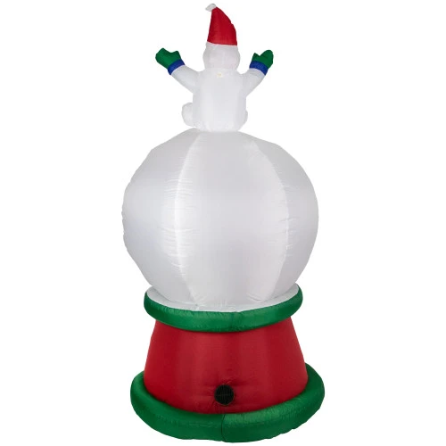 Northlight Lighted Inflatable Santa And Friends Snow Globe Outdoor Christmas Decoration - 6.75' 7 Northlight Lighted Inflatable Santa And Friends Snow Globe Outdoor Christmas Decoration - 6.75' - Image 5