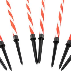 Northlight 8ct Textured Candy Cane Christmas Pathway Marker Lawn Stakes -Christmas Decor Sale northlight zg92291 2 64028.1664552221