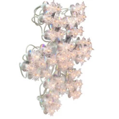 Northlight Lighted Holographic Snowflake Christmas Window Decoration - 12" - Clear Lights -Christmas Decor Sale northlight zg92293 3 93324.1656093480