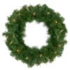 Northlight Deluxe Windsor Pine Artificial Christmas Wreath - 16" - Clear Lights -Christmas Decor Sale northlightgb yww816 grupdate 27143.1665783337