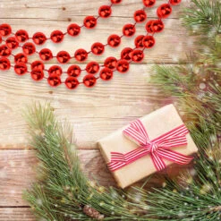 Northlight 33' Shiny Red Round Beaded Christmas Garland 7 Northlight 33' Shiny Red Round Beaded Christmas Garland -Christmas Decor Sale northlightys28288 80211.1665610742