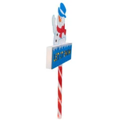 Northlight 28.5" Lighted Snowman 'LET IT SNOW' Christmas Lawn Stake - Clear Lights -Christmas Decor Sale nothlight zg27649 2 80932.1588415299