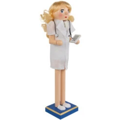 Northlight 15" Nurse Christmas Nutcracker With Stethoscope -Christmas Decor Sale nutcrackerfamily 97154 03 11924.1694101350