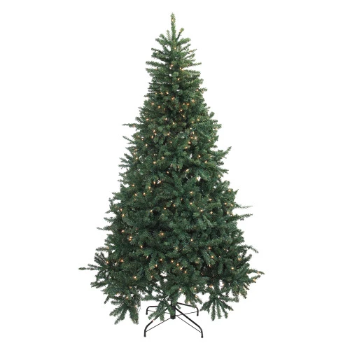 Northlight 7.5' Pre-Lit Full Northern Pine Artificial Christmas Tree, Clear Lights 3 Northlight 7.5' Pre-Lit Full Northern Pine Artificial Christmas Tree, Clear Lights