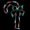 Northlight LED Candy Cane Window Silhouette Christmas Decoration - 12" - Multicolor Lights