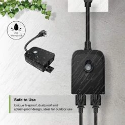 WiFi Smart App Controlled Timer -Christmas Decor Sale outdoor 1