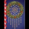 Snowflake Cascade Wreath -Christmas Decor Sale p 390